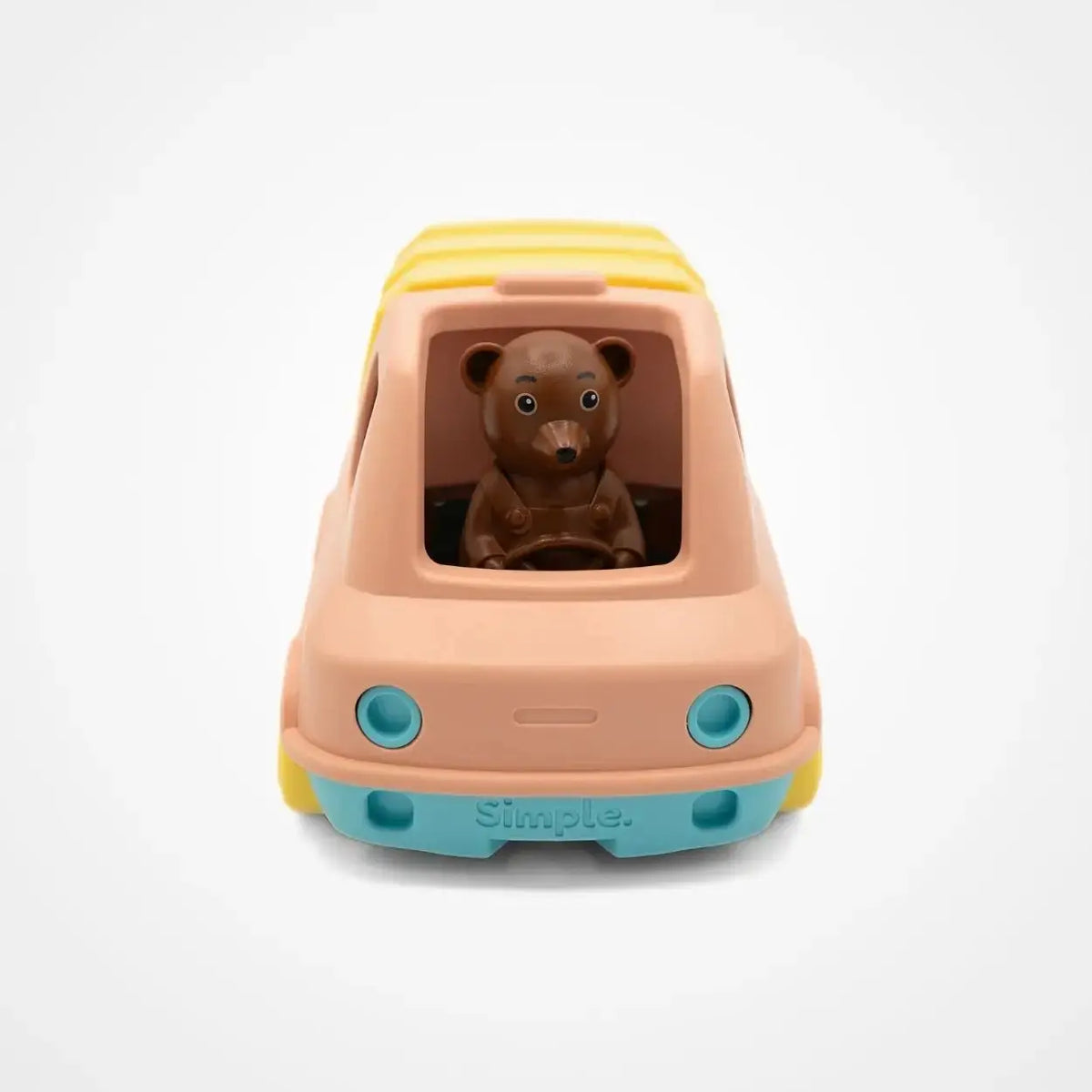 Camion Petit Ours Brun - camion poubelle - BY ARTINE Simple