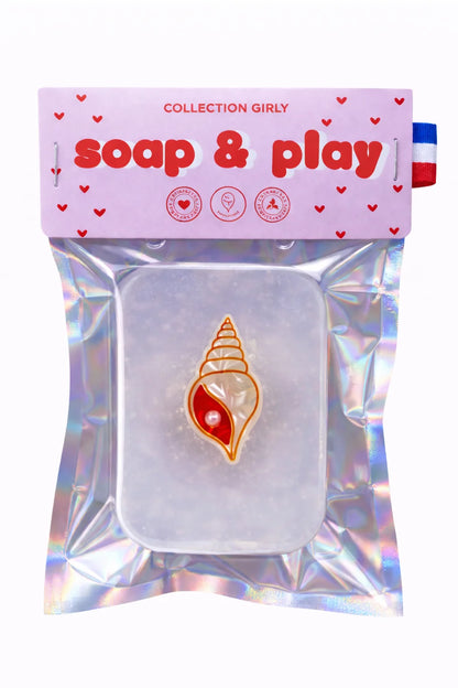Savon surprise PINCE CHEVEUX animaux marins