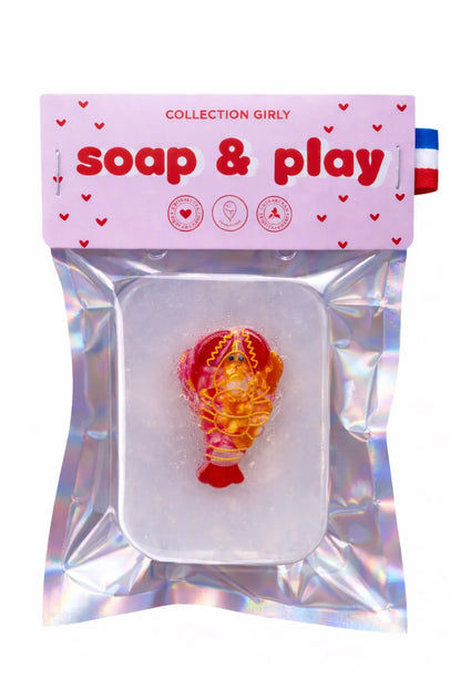 Savon surprise PINCE CHEVEUX animaux marins