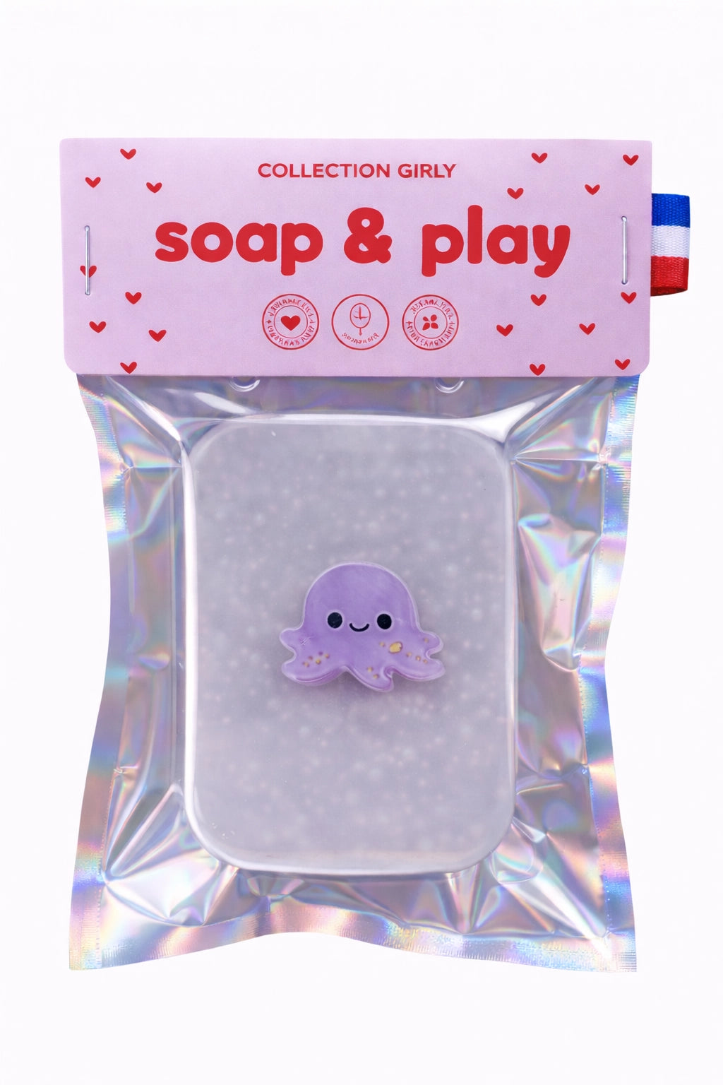 Savon surprise PINCE CHEVEUX animaux marins