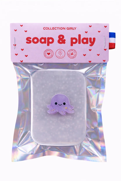 Savon surprise PINCE CHEVEUX animaux marins