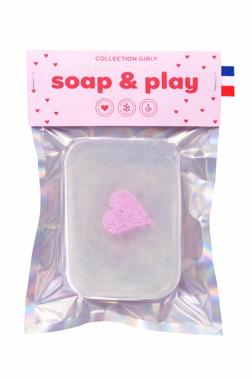 Savon surprise PINCE CHEVEUX coeur