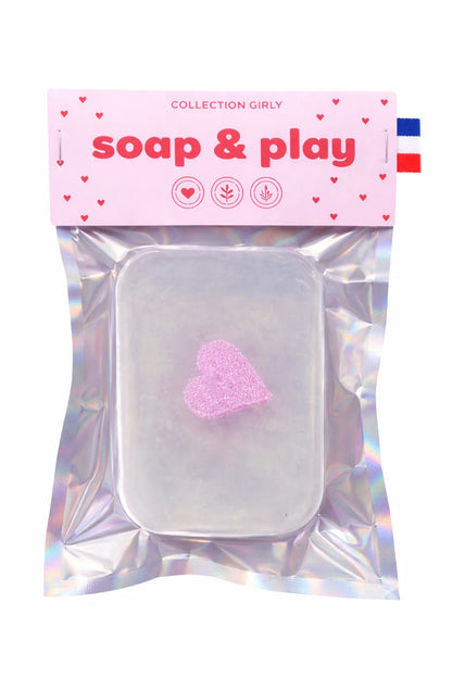 Savon surprise PINCE CHEVEUX coeur
