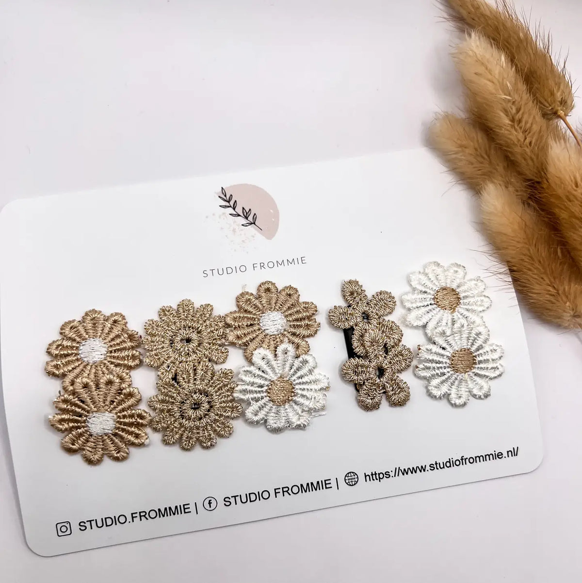 Barrettes bébé - shabby