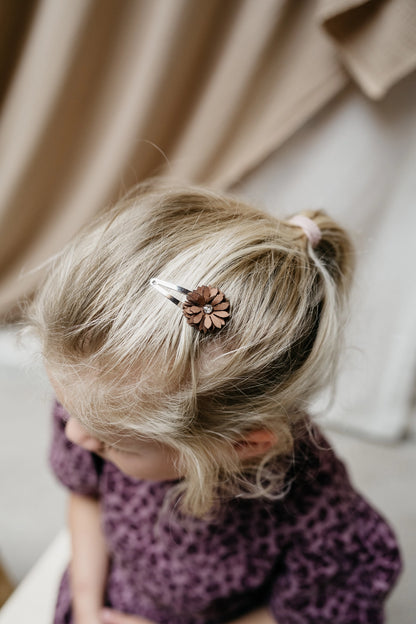 Ensemble 5 barrettes - Fleurs d'automne
