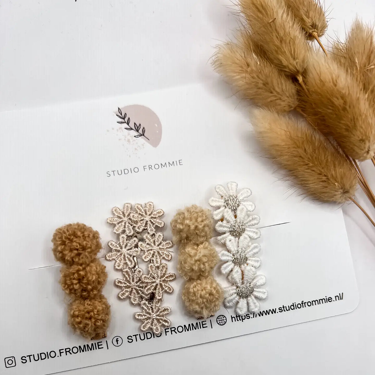 Barrettes bébé - moumoute