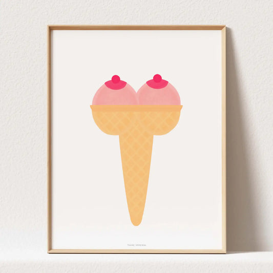 Affiche BOOBS DE GLACE