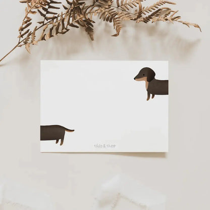 Carte TECKEL Tilda&Theo
