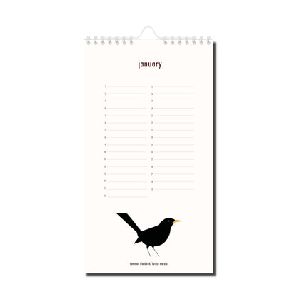 Calendrier des anniversaires "bird-day"
