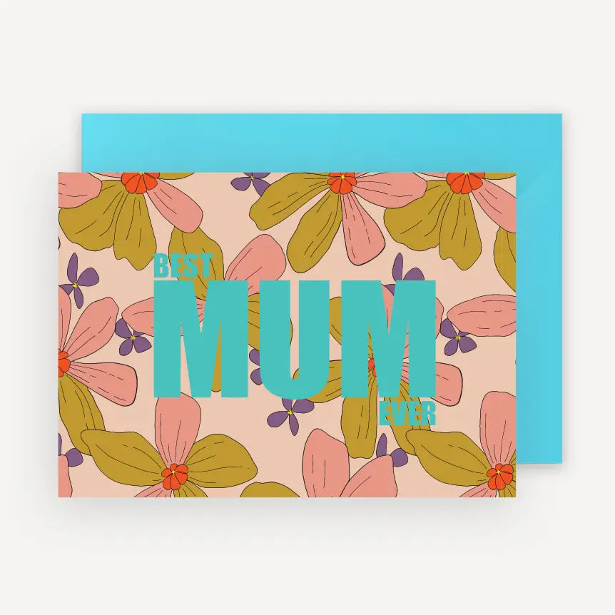 Carte BEST MUM EVER Mariisoré