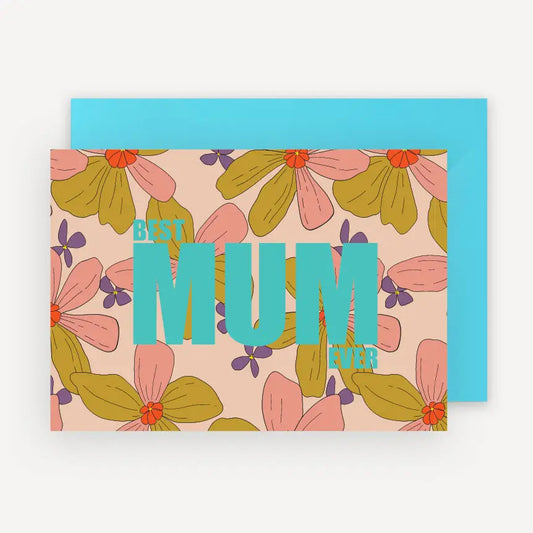Carte BEST MUM EVER Mariisoré