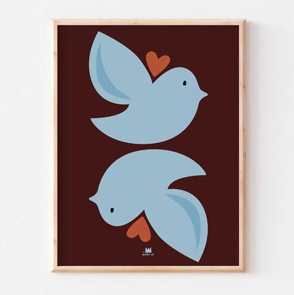 Affiche BLUE BIRDS