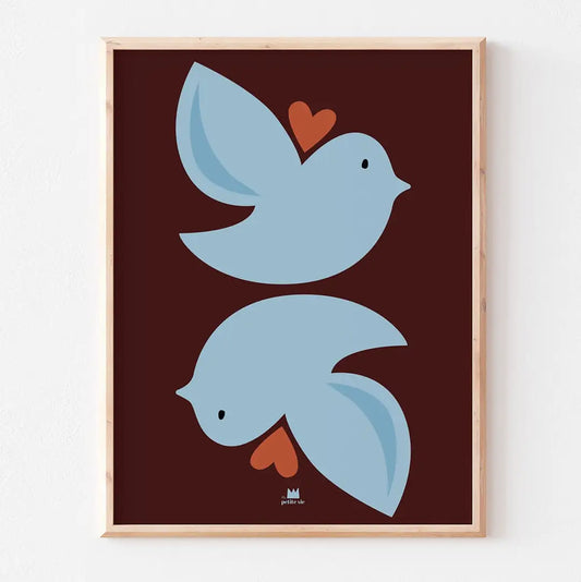 Affiche BLUE BIRDS