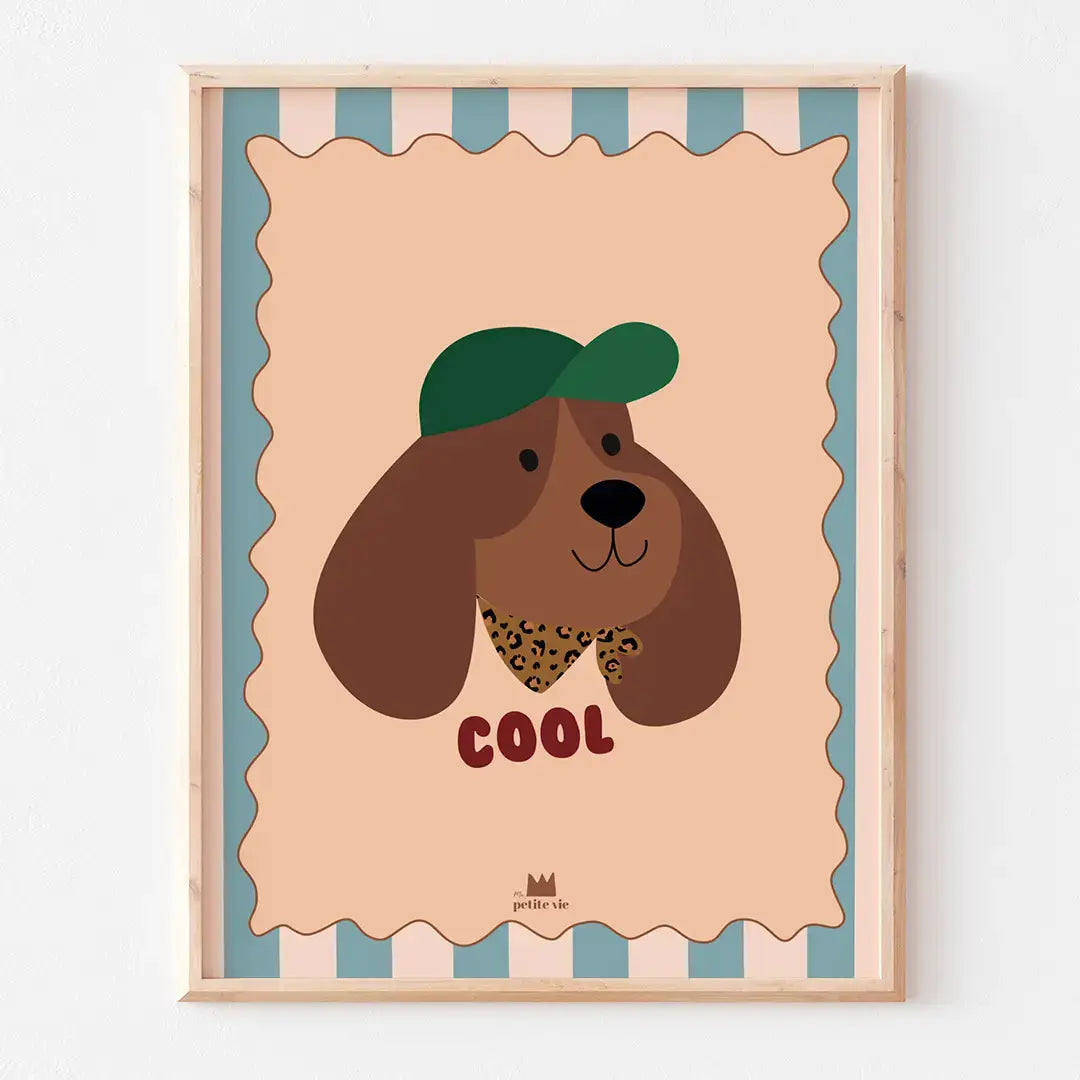 Affiche CHIEN COOL Ma Petite Vie