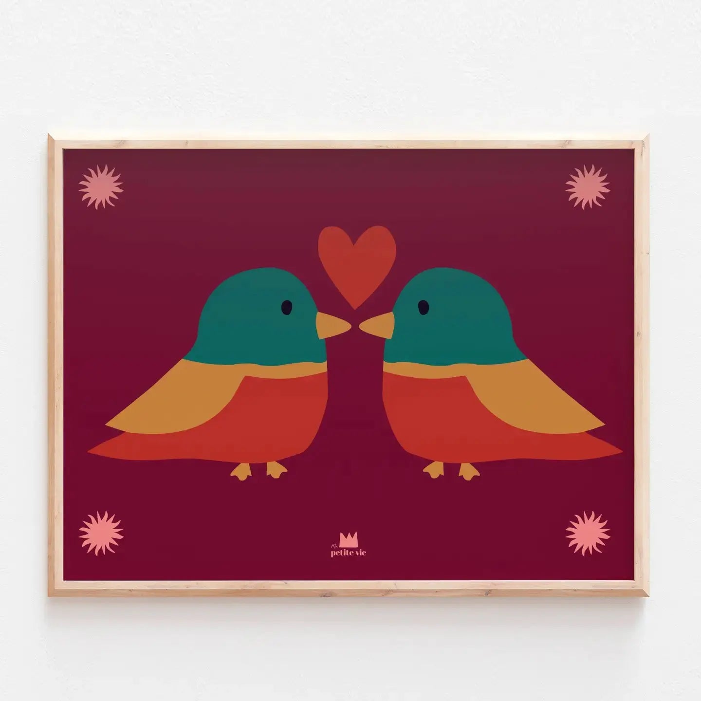 Affiche DEUX OISEAUX Ma Petite Vie