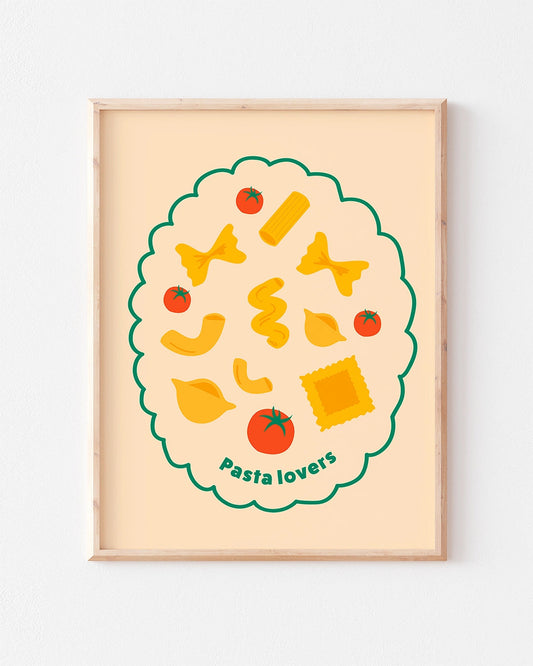 Affiche PASTA LOVERS Ma Petite Vie