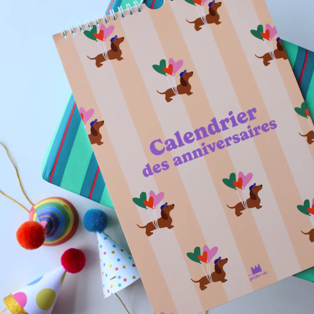 Calendrier des anniversaires