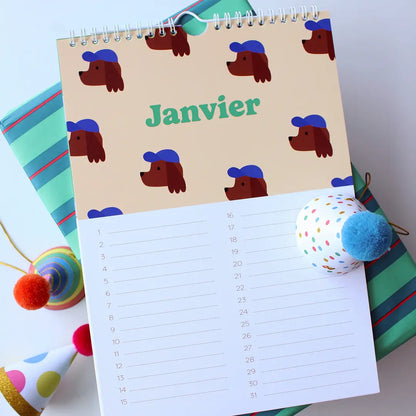 Calendrier des anniversaires