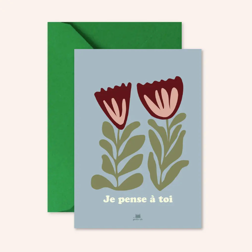 Carte JE PENSE A TOI