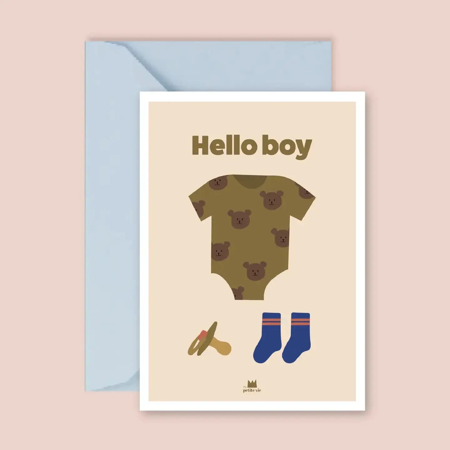 Carte naissance HELLO BOY Ma Petite Vie