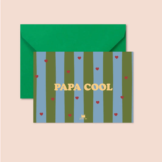 Carte PAPA COOL (coeurs)