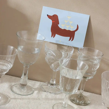Carte TECKEL CHAMPAGNE
