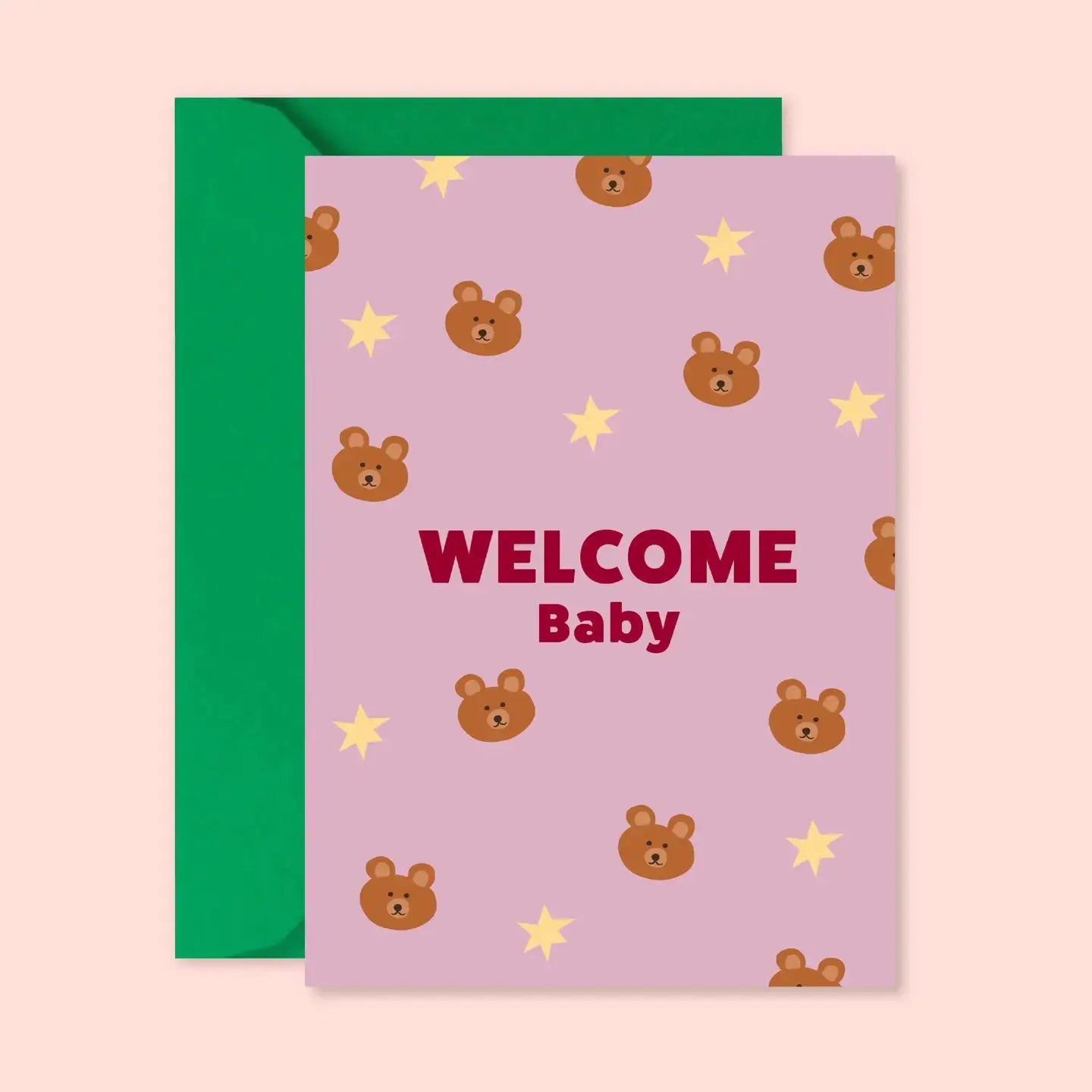 Carte WELCOME BABY oursons Ma Petite Vie