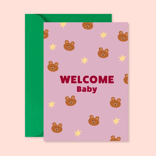 Carte WELCOME BABY oursons Ma Petite Vie
