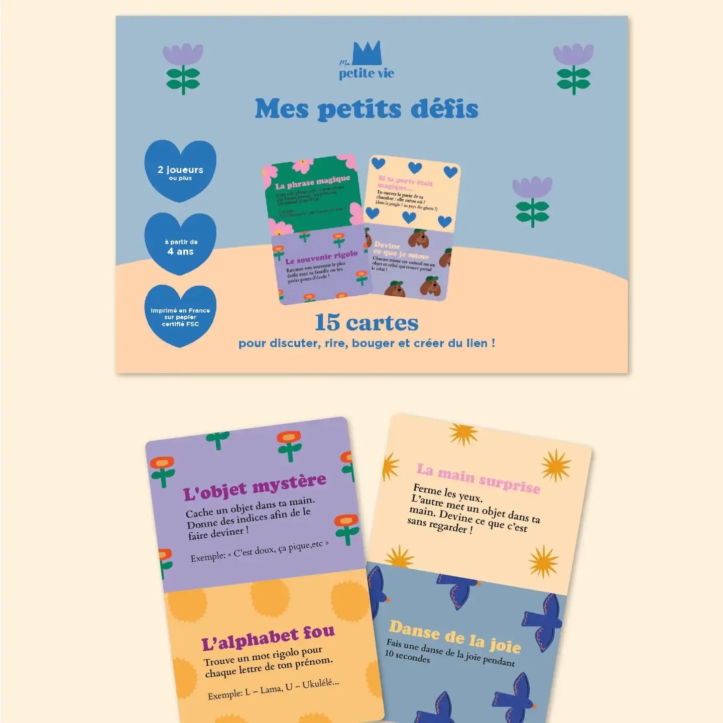 Jeu "Mes petits défis" Ma Petite Vie