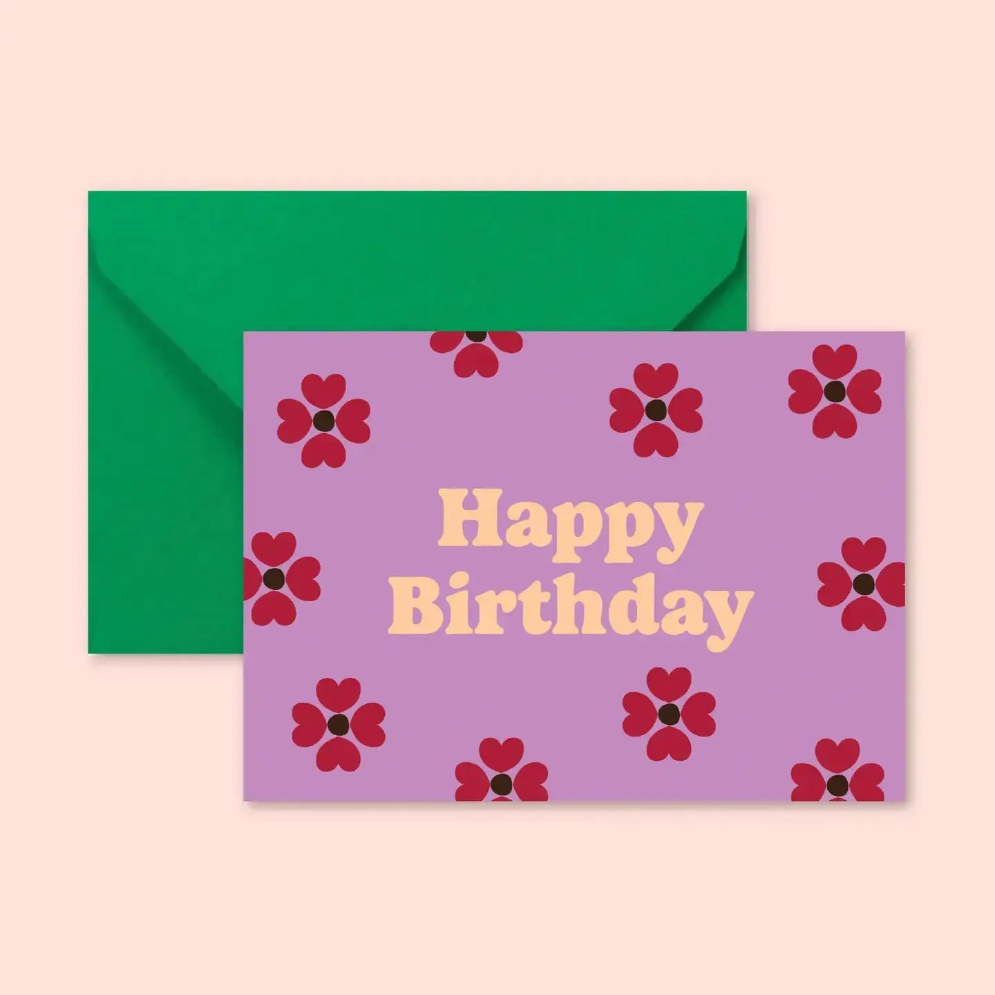 Mini carte HAPPY BIRTHDAY fleurs Ma Petite Vie