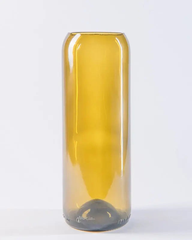 Vases issus de bouteilles de vin - brunes Plates et culottées