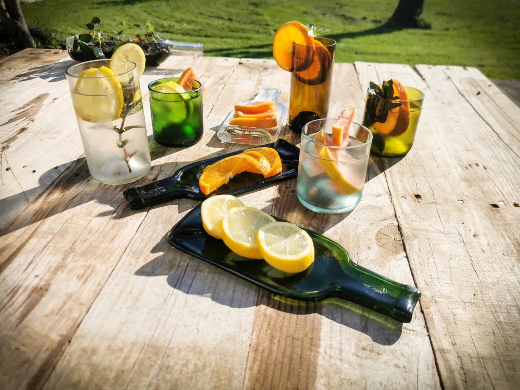 Planches apéro issues de bouteilles de vin Plates et culottées