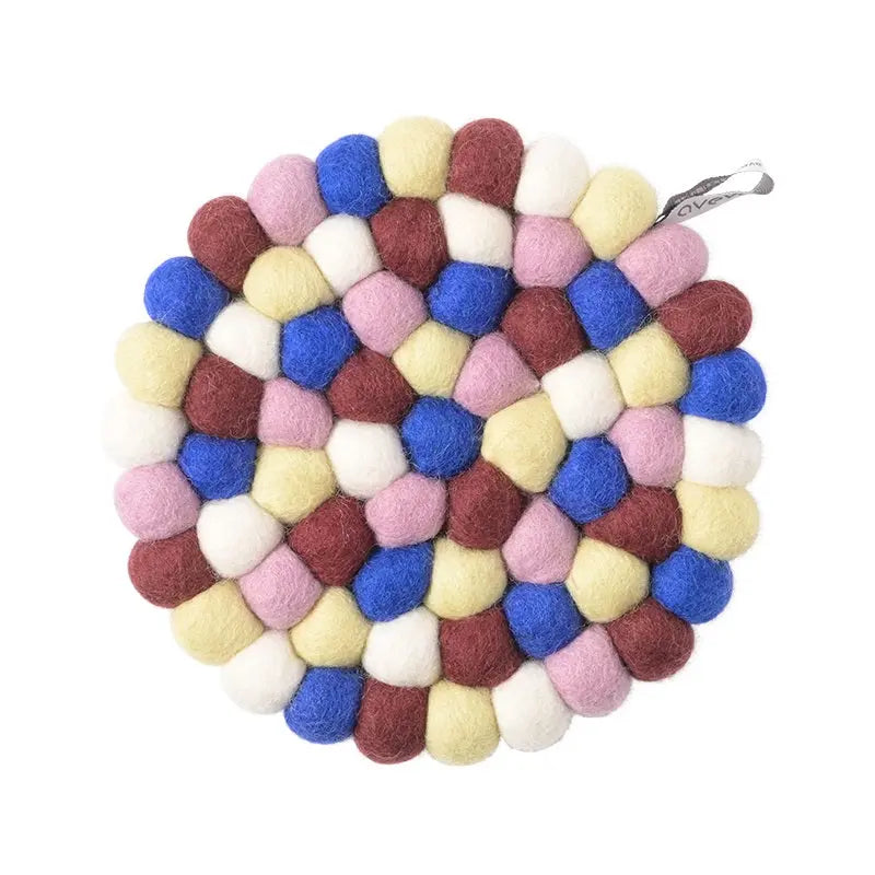 Dessous de plat en feutre multicolore - BY ARTINE Aveva