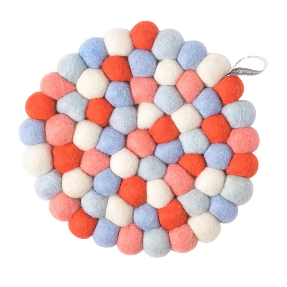 Dessous de plat en feutre multicolore - BY ARTINE Aveva