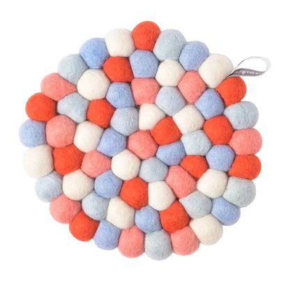 Dessous de plat en feutre multicolore - BY ARTINE Aveva