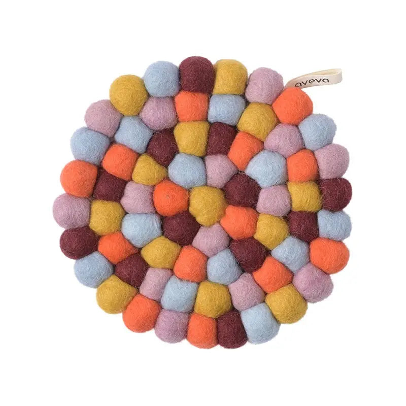 Dessous de plat en feutre multicolore - BY ARTINE Aveva