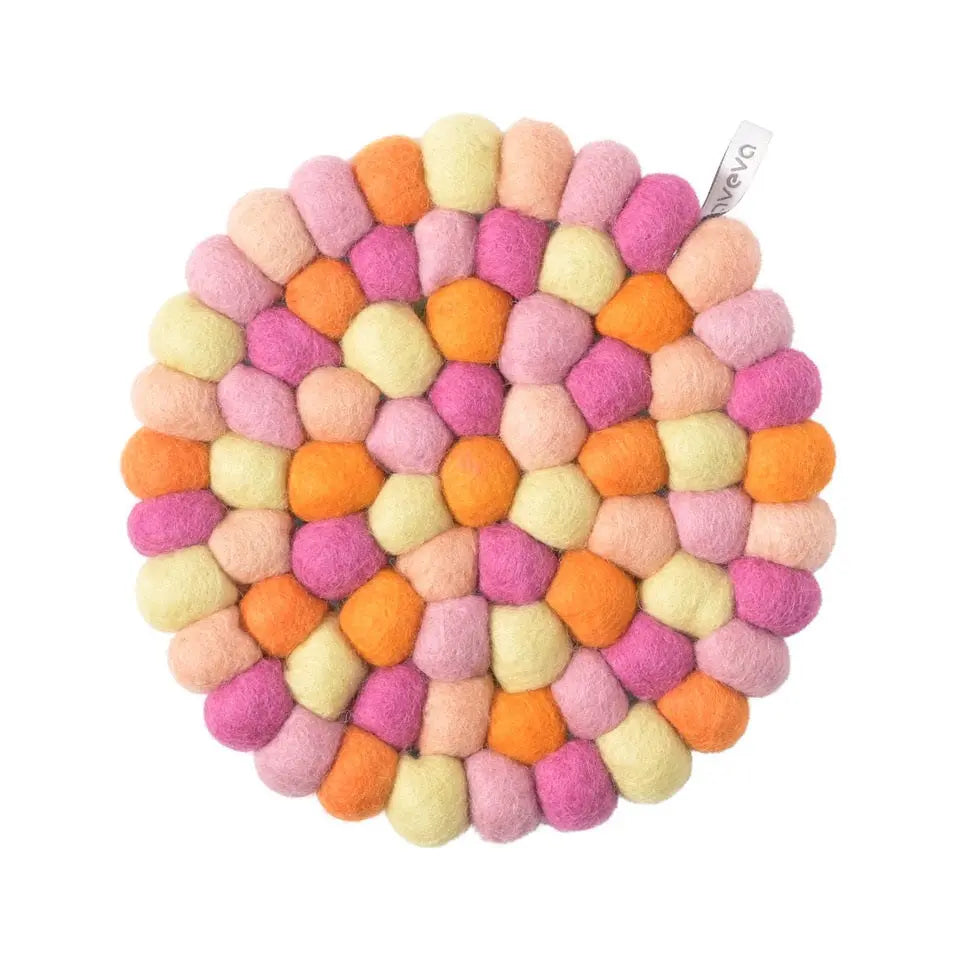 Dessous de plat en feutre multicolore - BY ARTINE Aveva