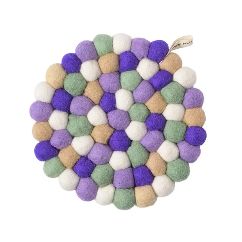 Dessous de plat en feutre multicolore - BY ARTINE Aveva