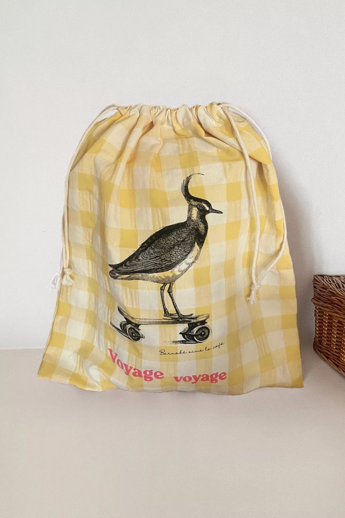 Pochon de rangement - Voyage Barnabé aime le café