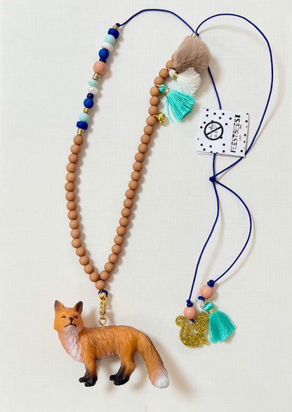 Collier enfant "les animaux trop beaux"