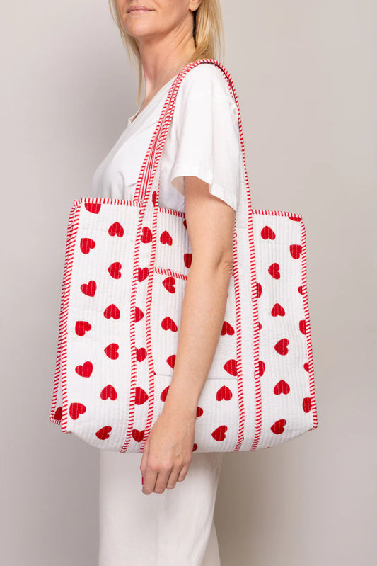 Shopping bag coeurs