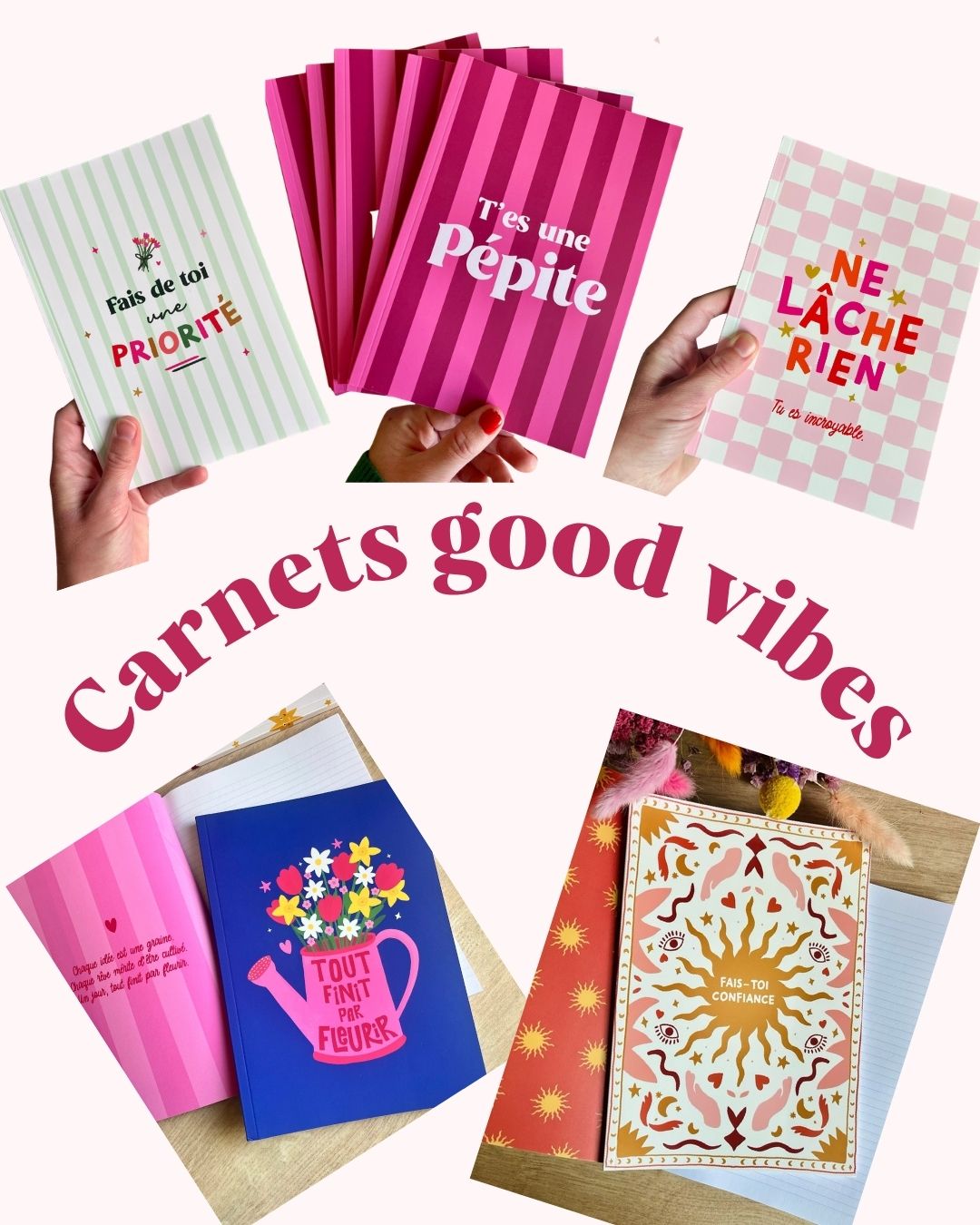 Carnets GOOD VIBES