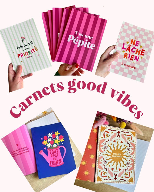 Carnets GOOD VIBES