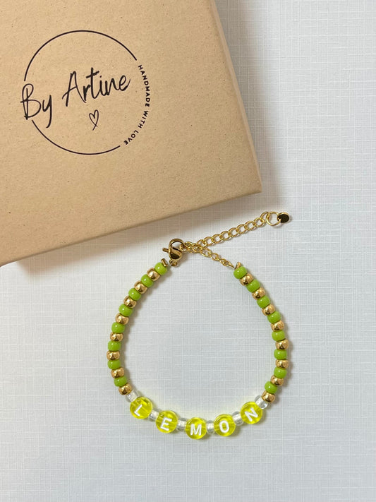 Bracelet LEMON fluo