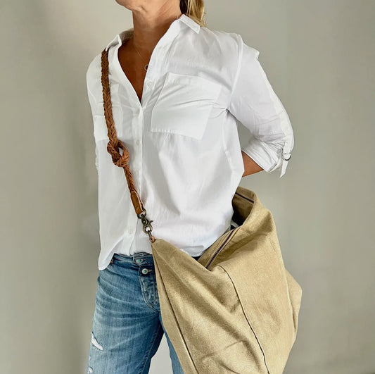 Sac baggy kaki