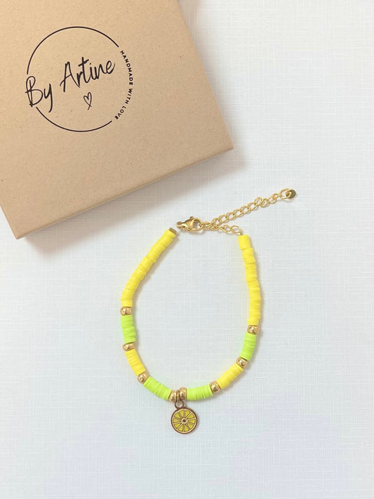 Bracelet LEMON tranche jaune