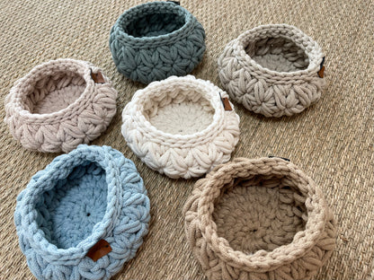 Corbeille motif fleur