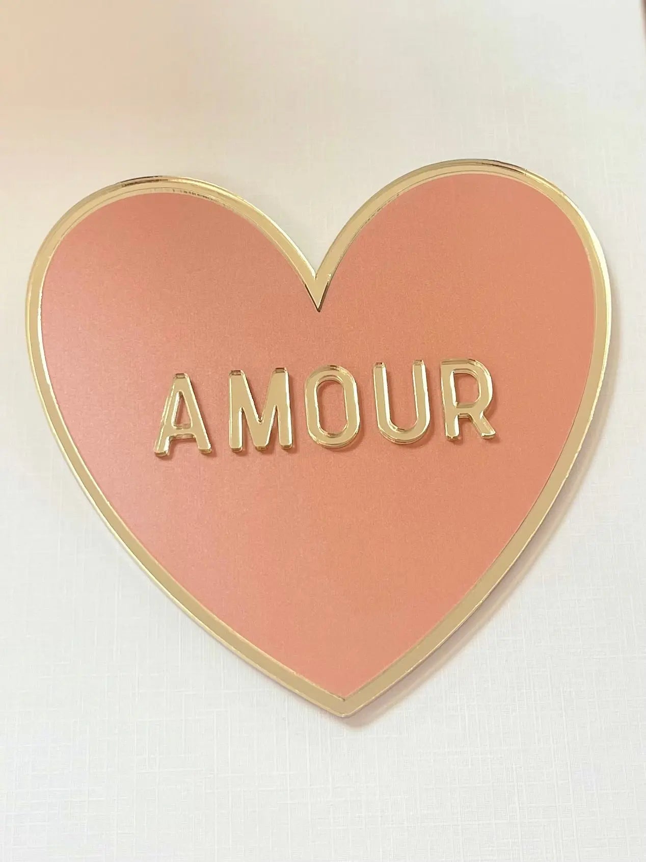 Bijou de mur AMOUR Print your love