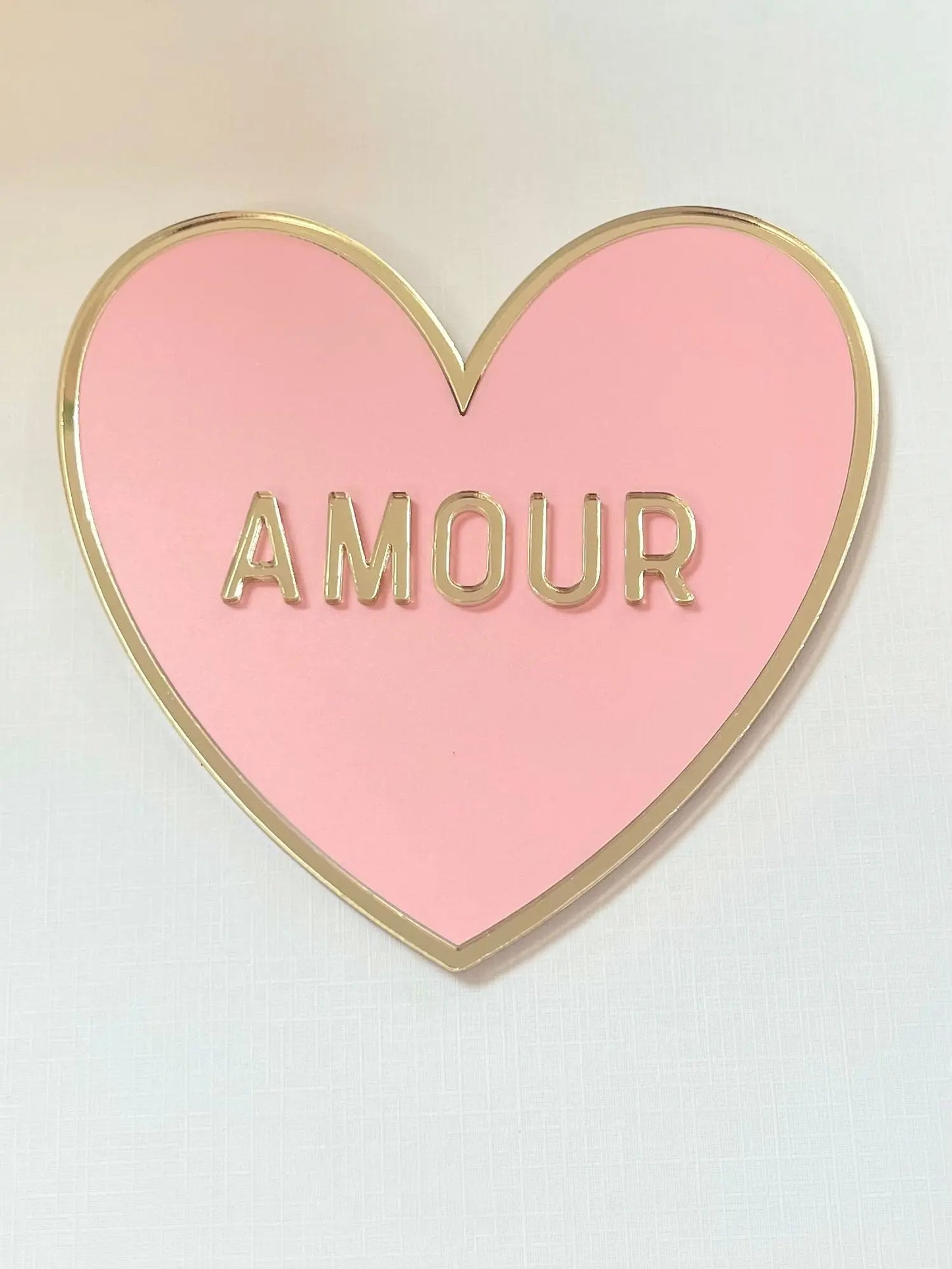 Bijou de mur AMOUR Print your love