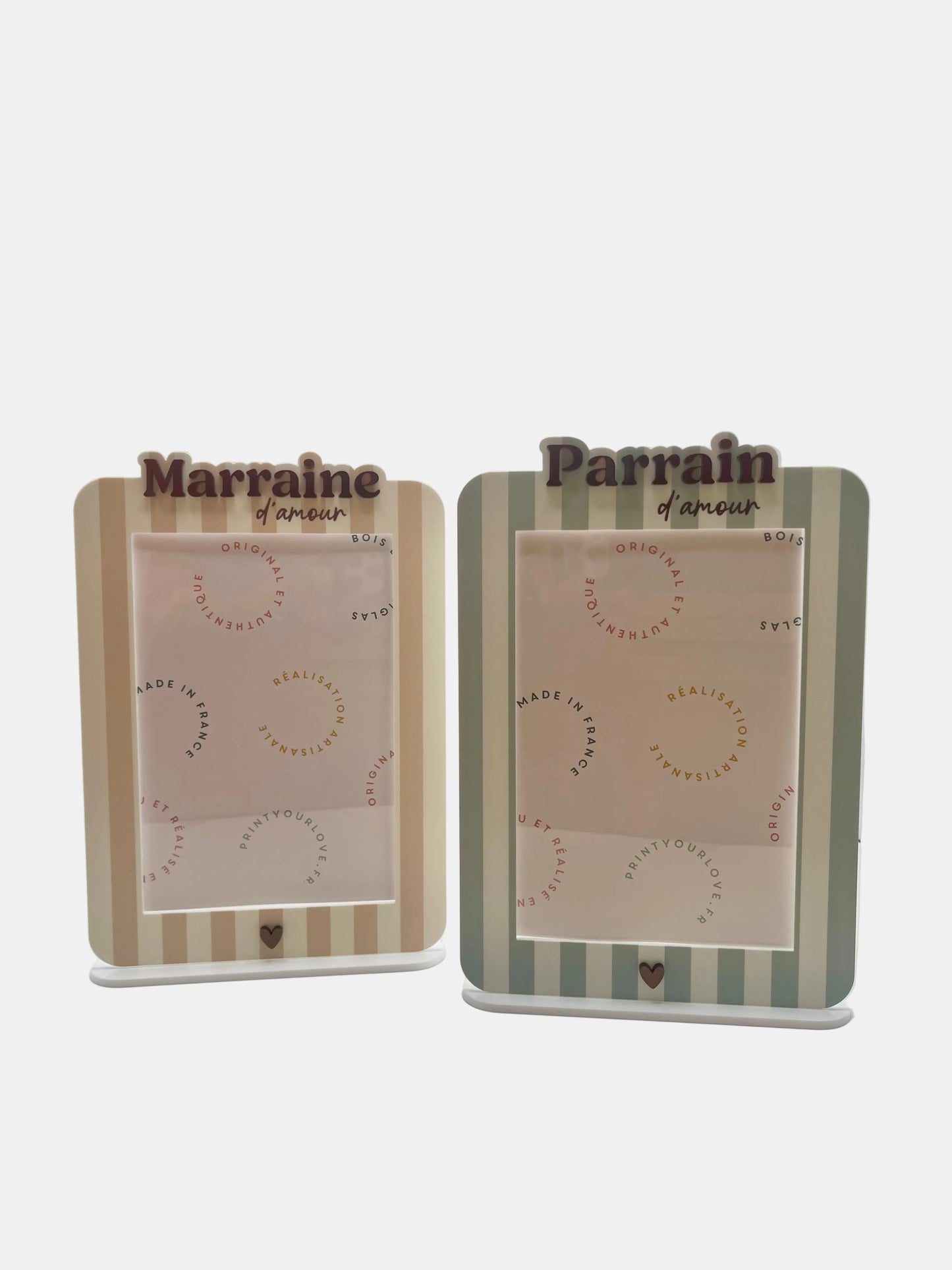 Cadre photo PARRAIN MARRAINE - BY ARTINE - Print your love